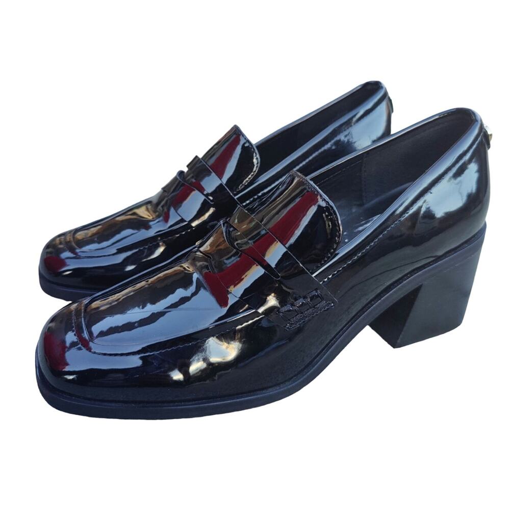Black Marc fisher Heeled loafer sz 6.5